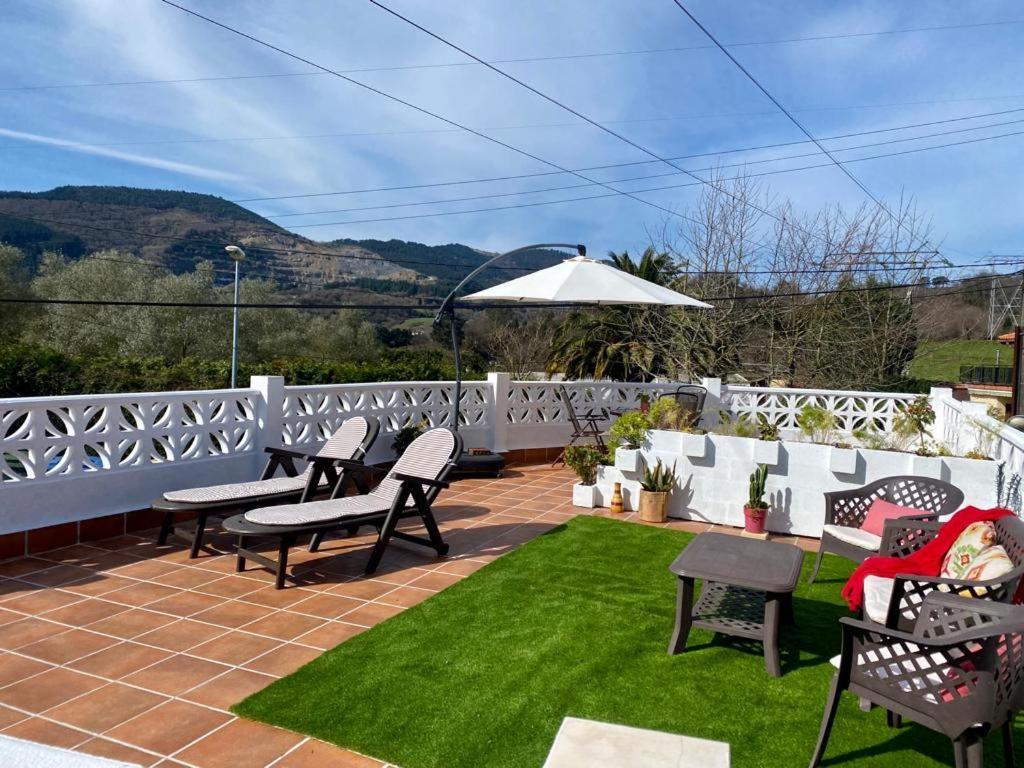 巴绍里Bilbo Near Atico Rural Con Terraza公寓 外观 照片